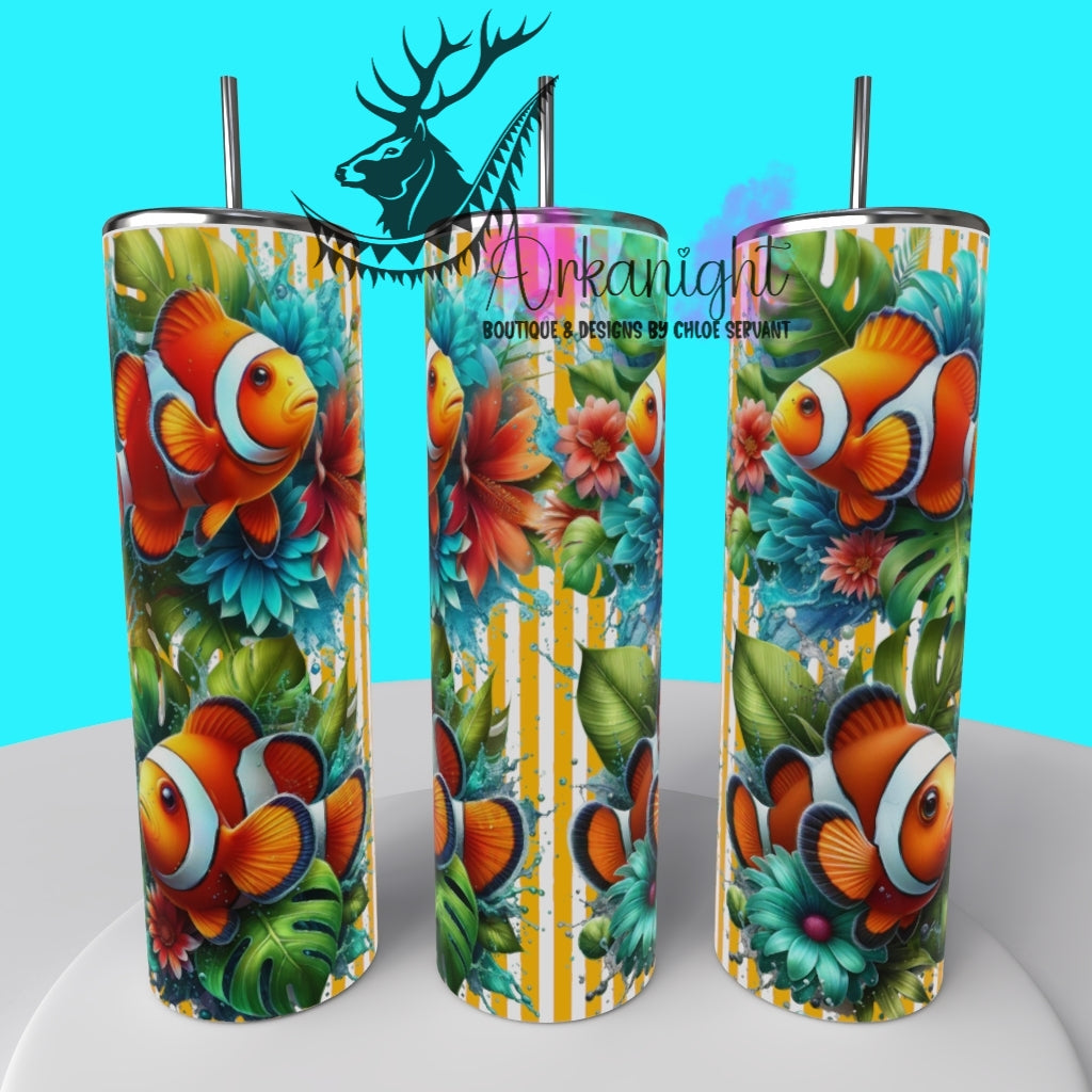 Gourde sur commande - Collection Monstera & Animals 2025 - Clown Fish