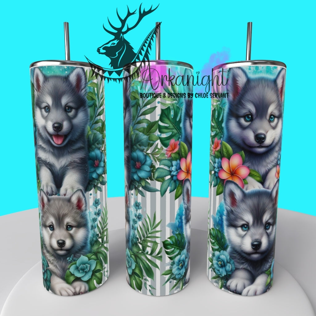 Numérique - Collection Monstera & Animals 2025 - Grey Baby Wolf