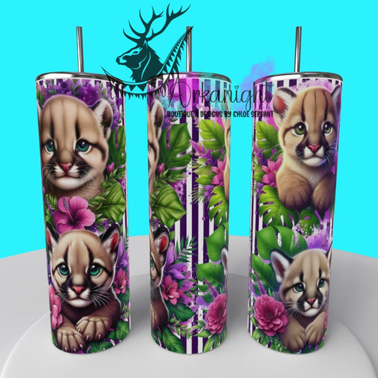 Gourde sur commande - Collection Monstera & Animals 2025 - Baby Puma