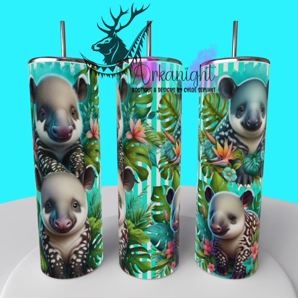 Gourde sur commande - Collection Monstera & Animals 2025 - Baby Tapir