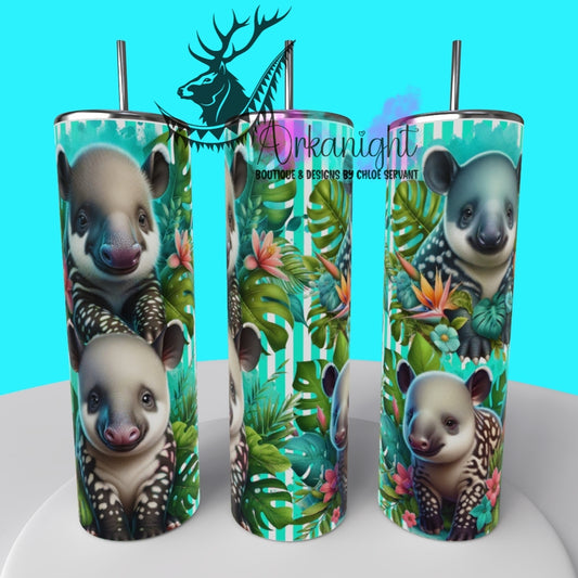 Gourde sur commande - Collection Monstera & Animals 2025 - Baby Tapir