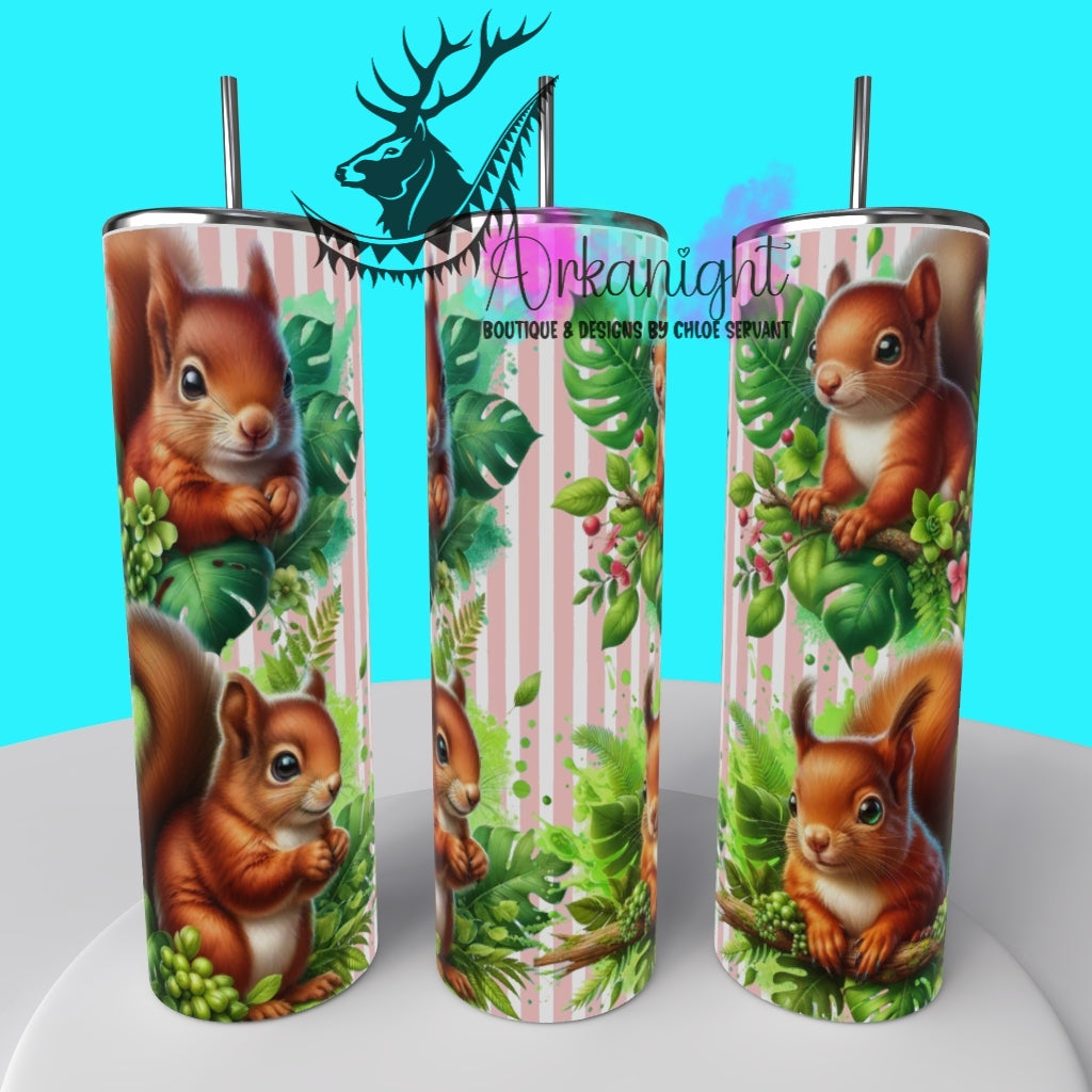 Gourde sur commande - Collection Monstera & Animals 2025 - Baby Squirrel