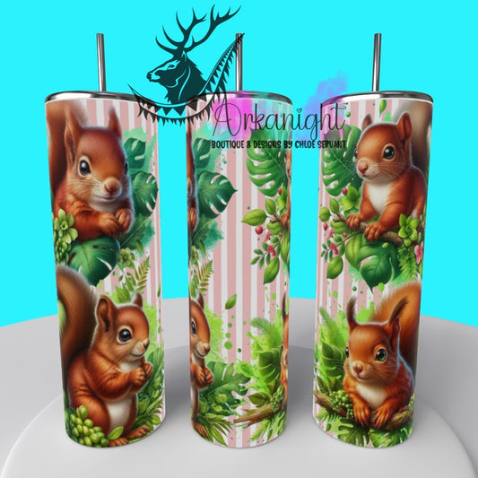 Gourde sur commande - Collection Monstera & Animals 2025 - Baby Squirrel