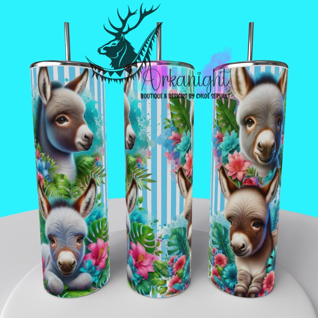 Gourde sur commande - Collection Monstera & Animals 2025 - Baby Donkey