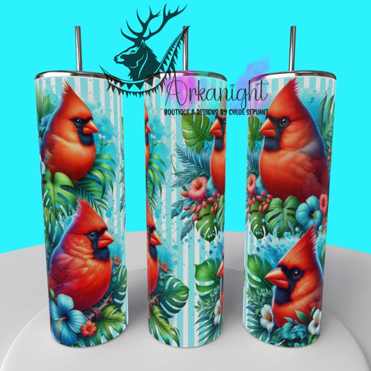 Gourde sur commande - Collection Monstera & Animals 2025 - Cardinal