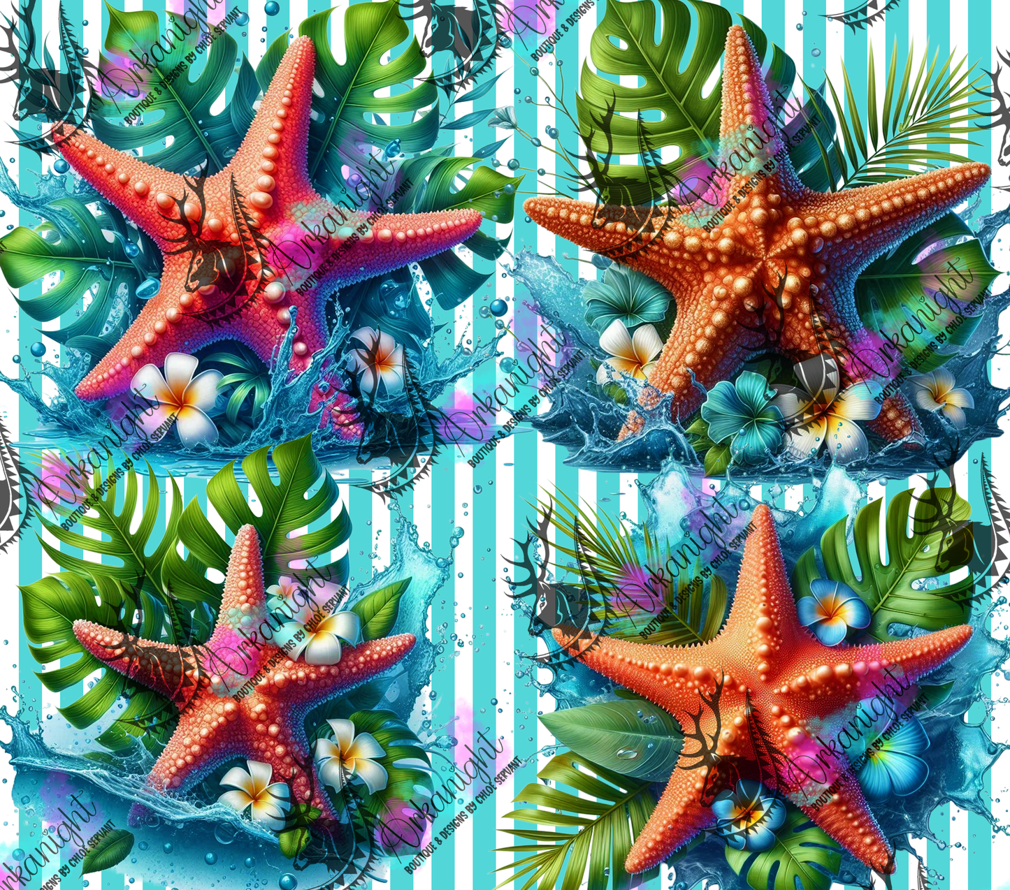 Numérique - Collection Monstera & Animals 2025 - Étoile de Mer