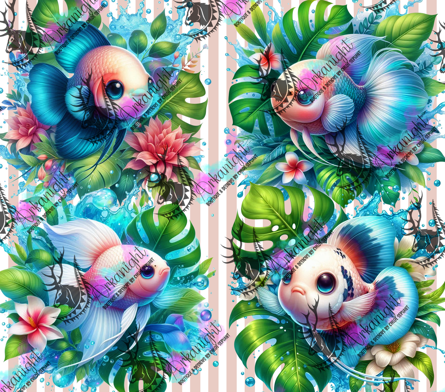 Numérique - Collection Monstera & Animals 2025 - Poisson