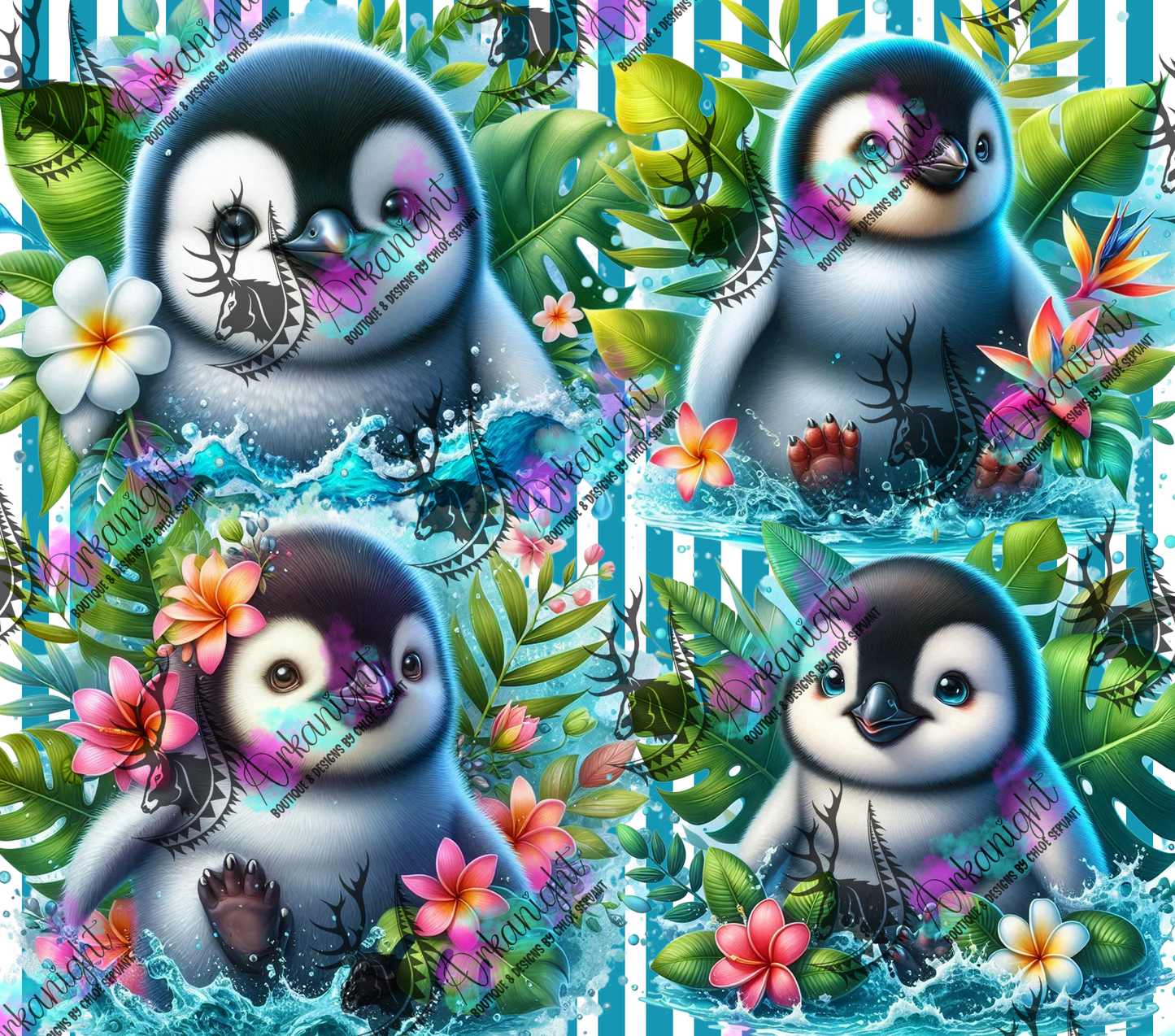 Numérique - Collection Monstera & Animals 2025 - Baby Penguin