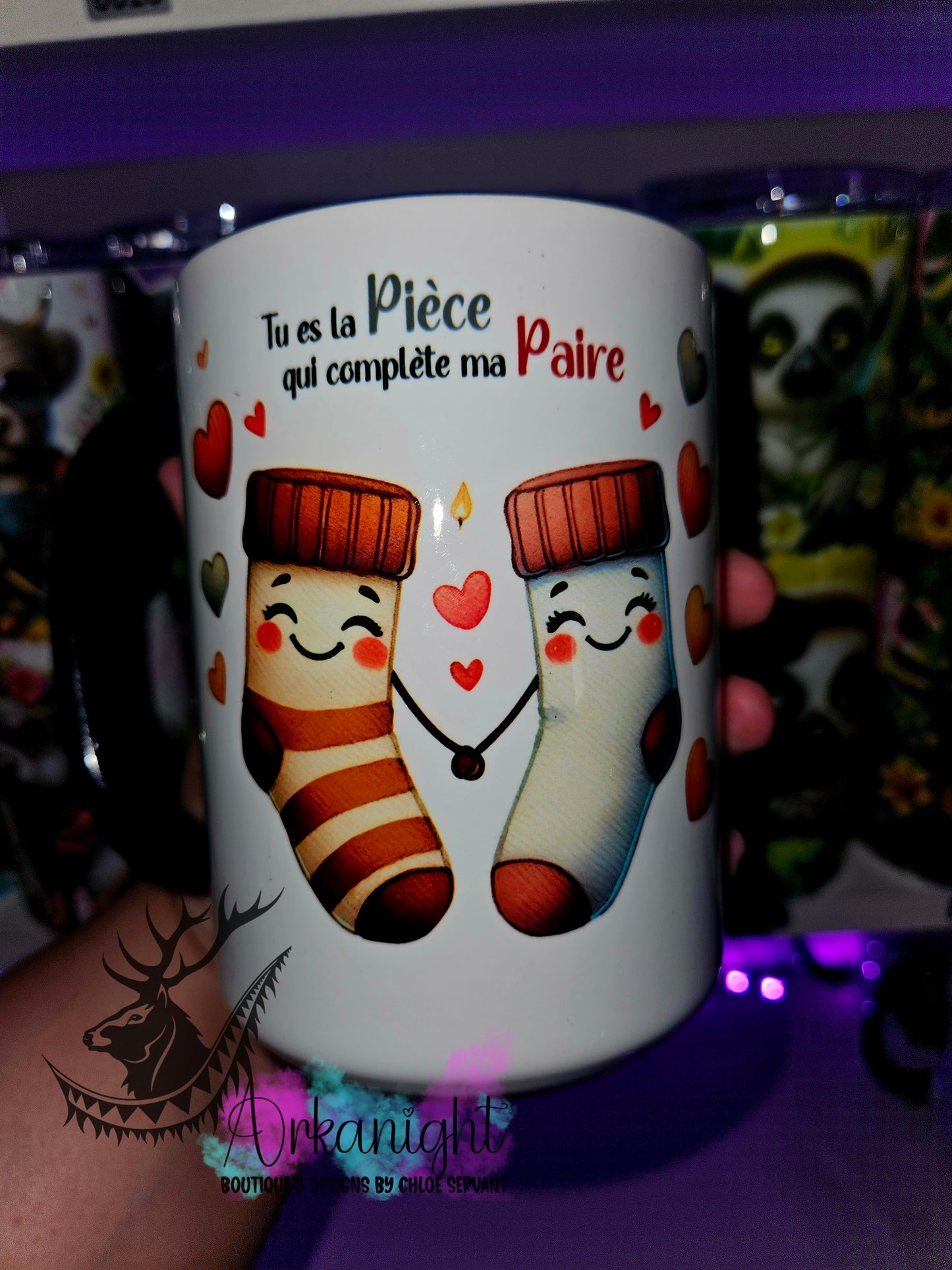 Tasse en céramique sur commande - Complète ma paire