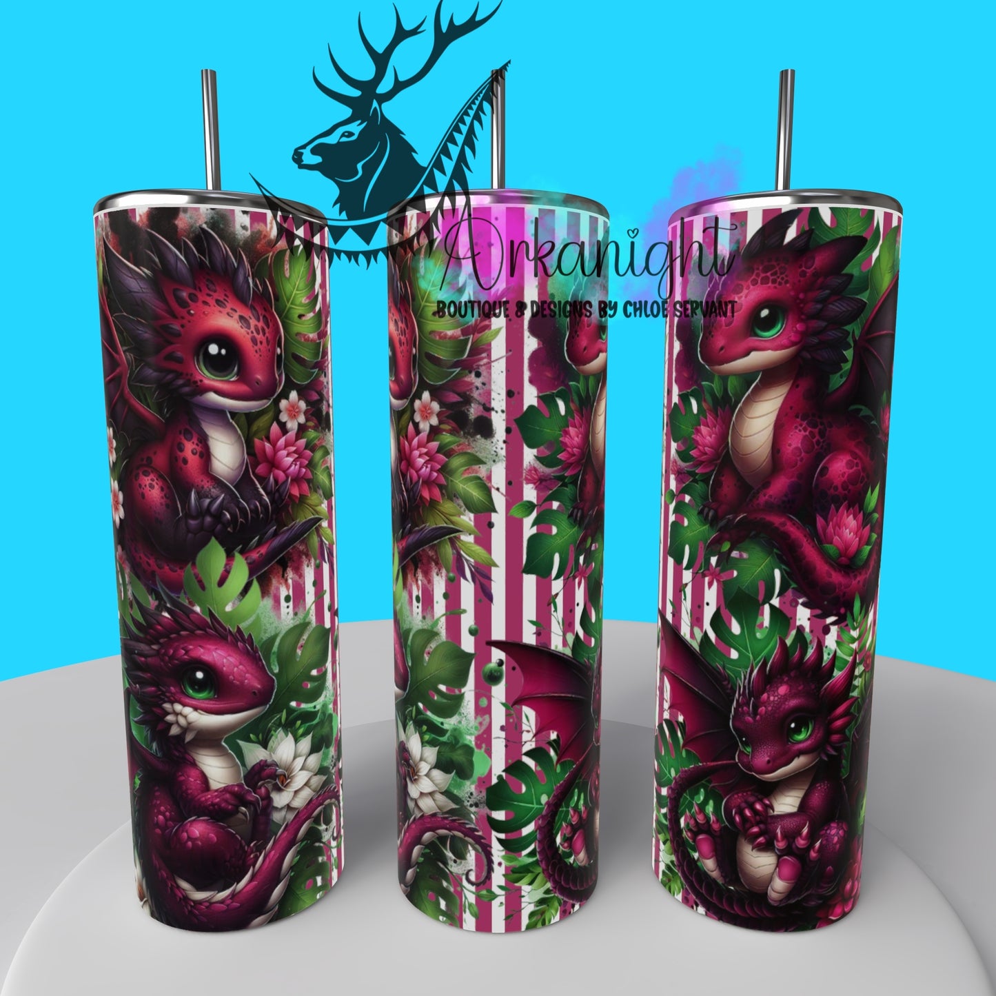 Gourde sur commande - Collection Monstera & Bébé Dragon 2025 - Bourgogne