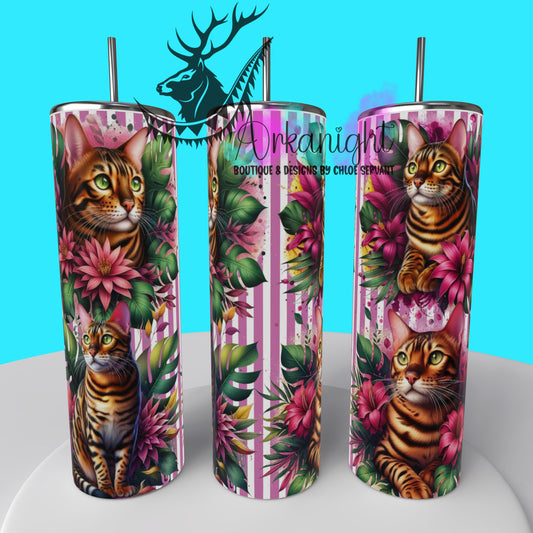 Gourde sur commande - Collection Monstera & Chat 2025 - Bengal