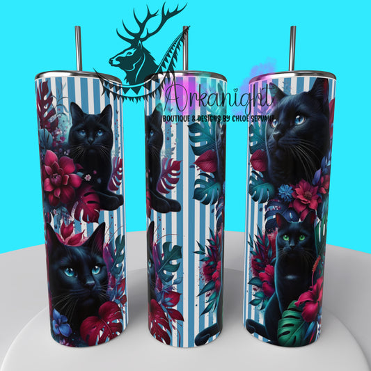 Gourde sur commande - Collection Monstera & Chat 2025 - Noir