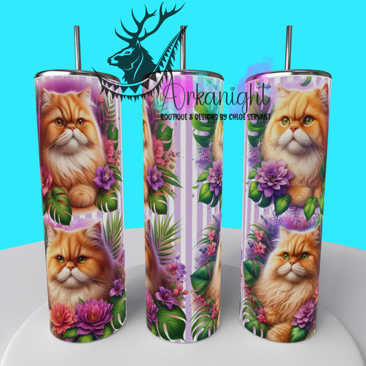 Gourde sur commande - Collection Monstera & Chat 2025 - Persan Roux