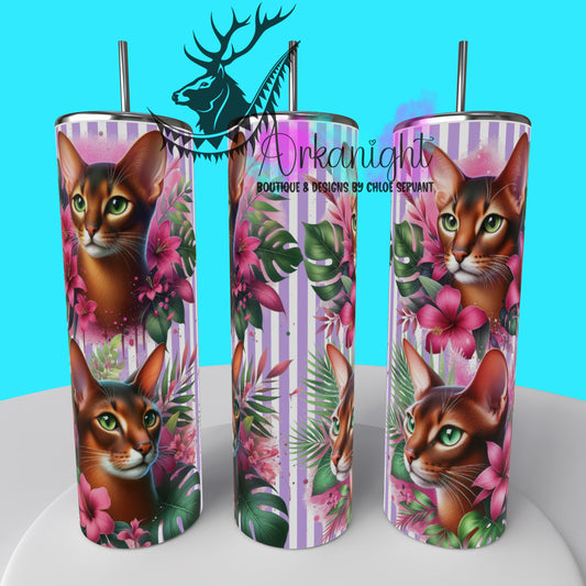 Gourde sur commande - Collection Monstera & Chat 2025 - Abyssin