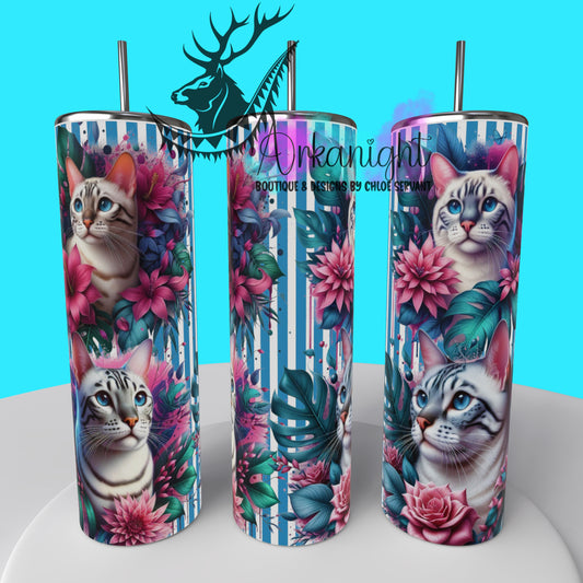 Gourde sur commande - Collection Monstera & Chat 2025 - Bengal Snow