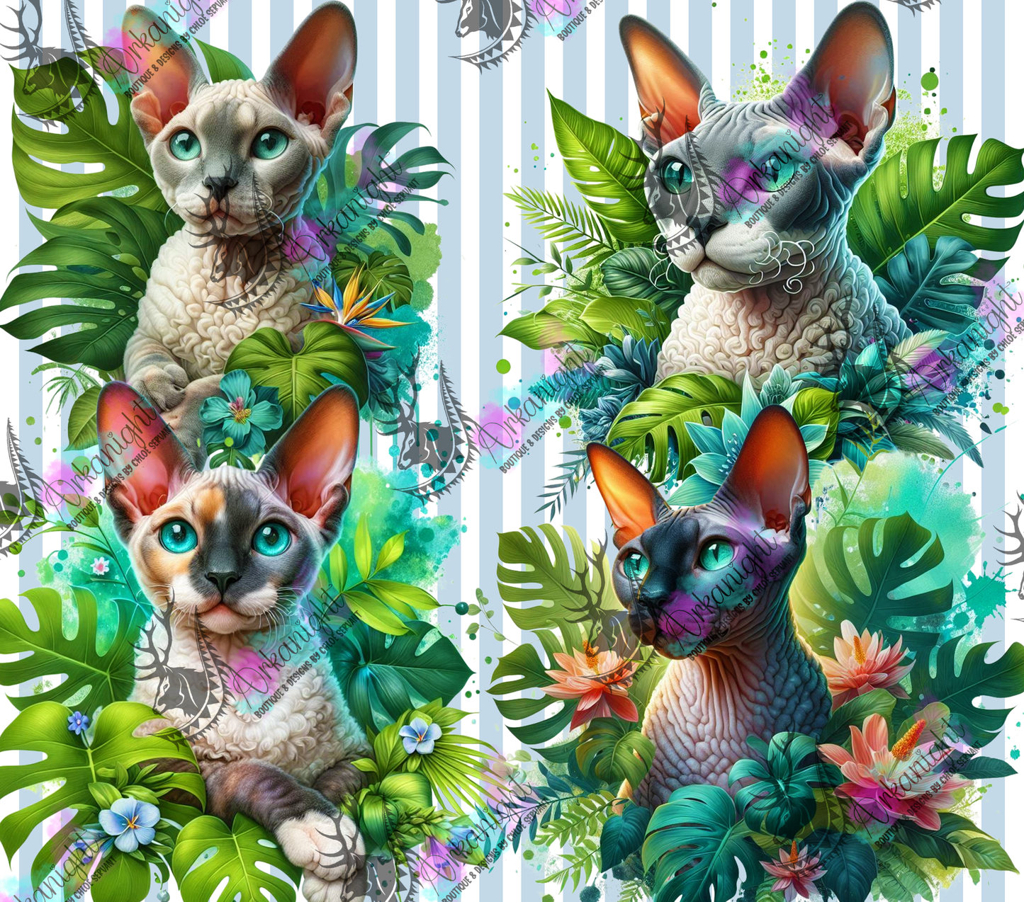 Numérique - Collection Monstera & Chat 2025 - Rex Cornish