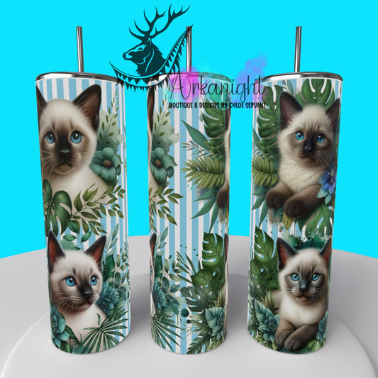 Gourde sur commande - Collection Monstera & Chaton 2025 - Siamois