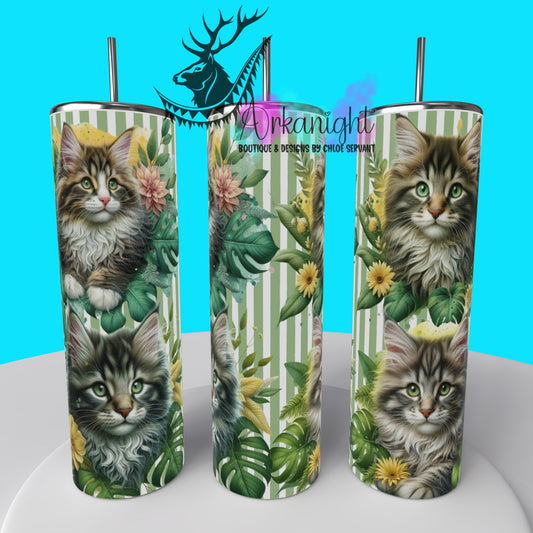 Numérique - Collection Monstera & Chaton 2025 - Maine Coon Gris