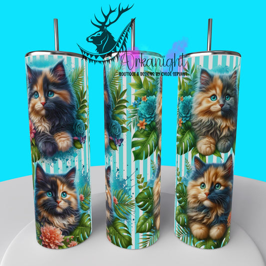 Gourde sur commande - Collection Monstera & Chaton 2025 - Écaille de Tortue Angora