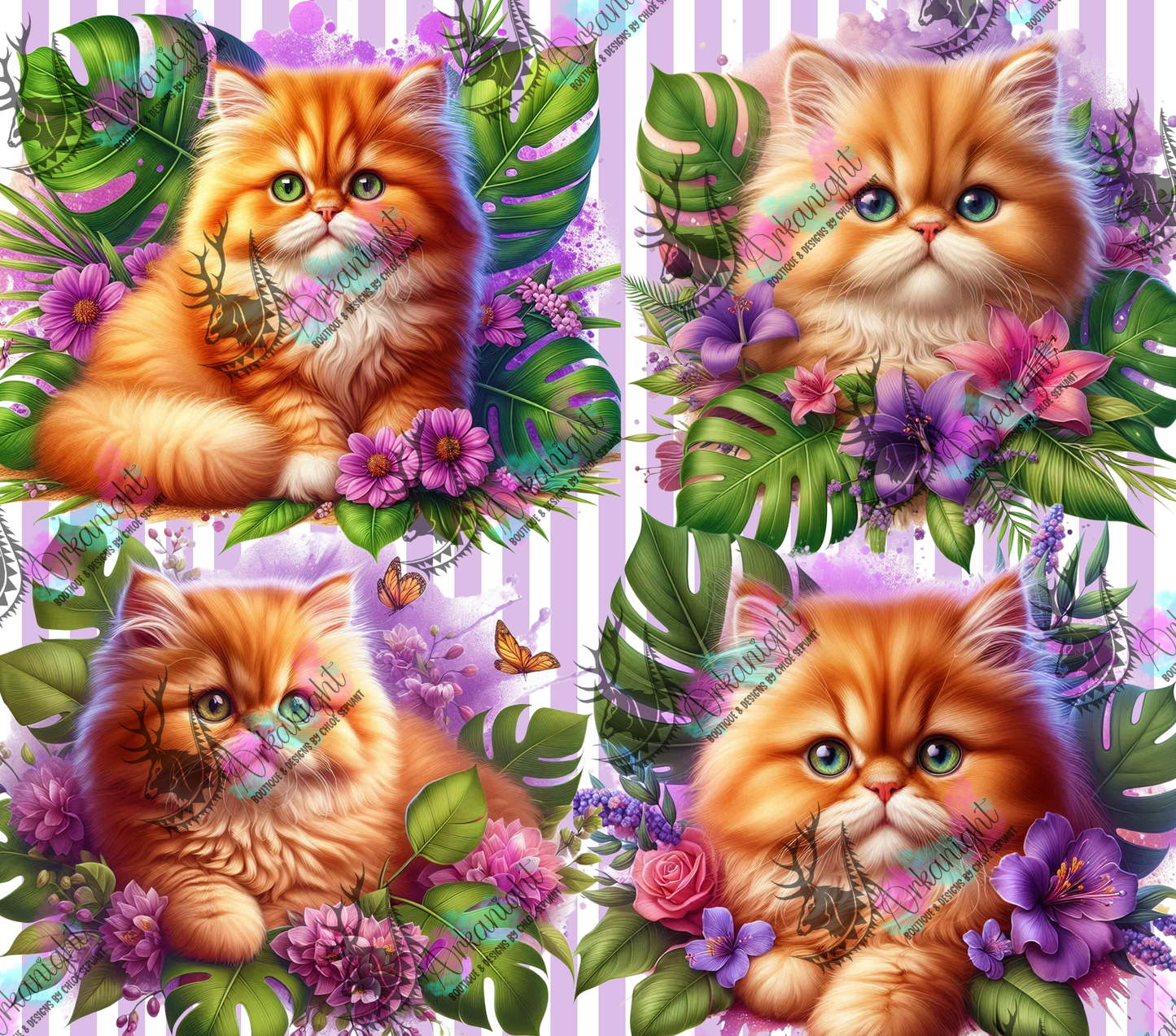 Numérique - Collection Monstera & Chaton 2025 - Persan Roux