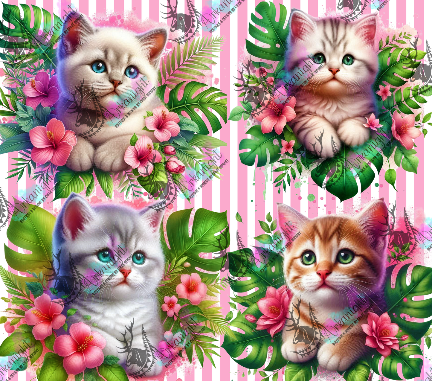 Numérique - Collection Monstera & Chaton 2025 - Mix - 02