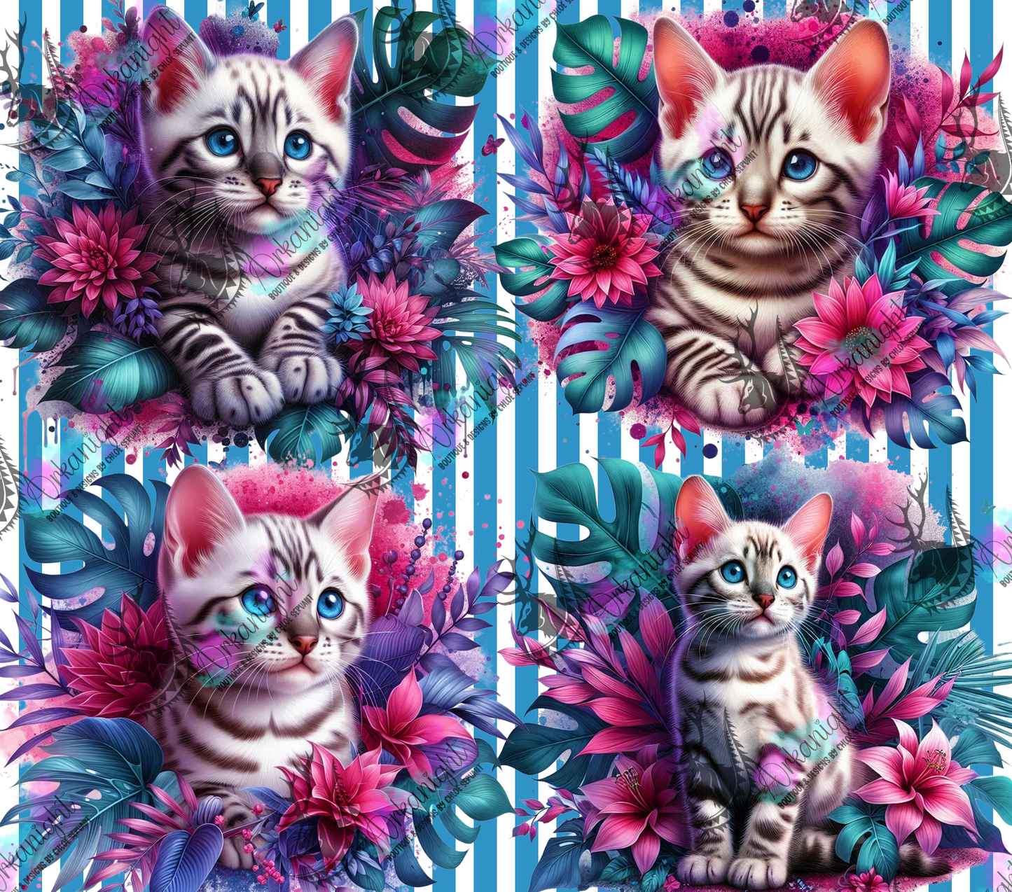 Numérique - Collection Monstera & Chaton 2025 - Bengal Snow