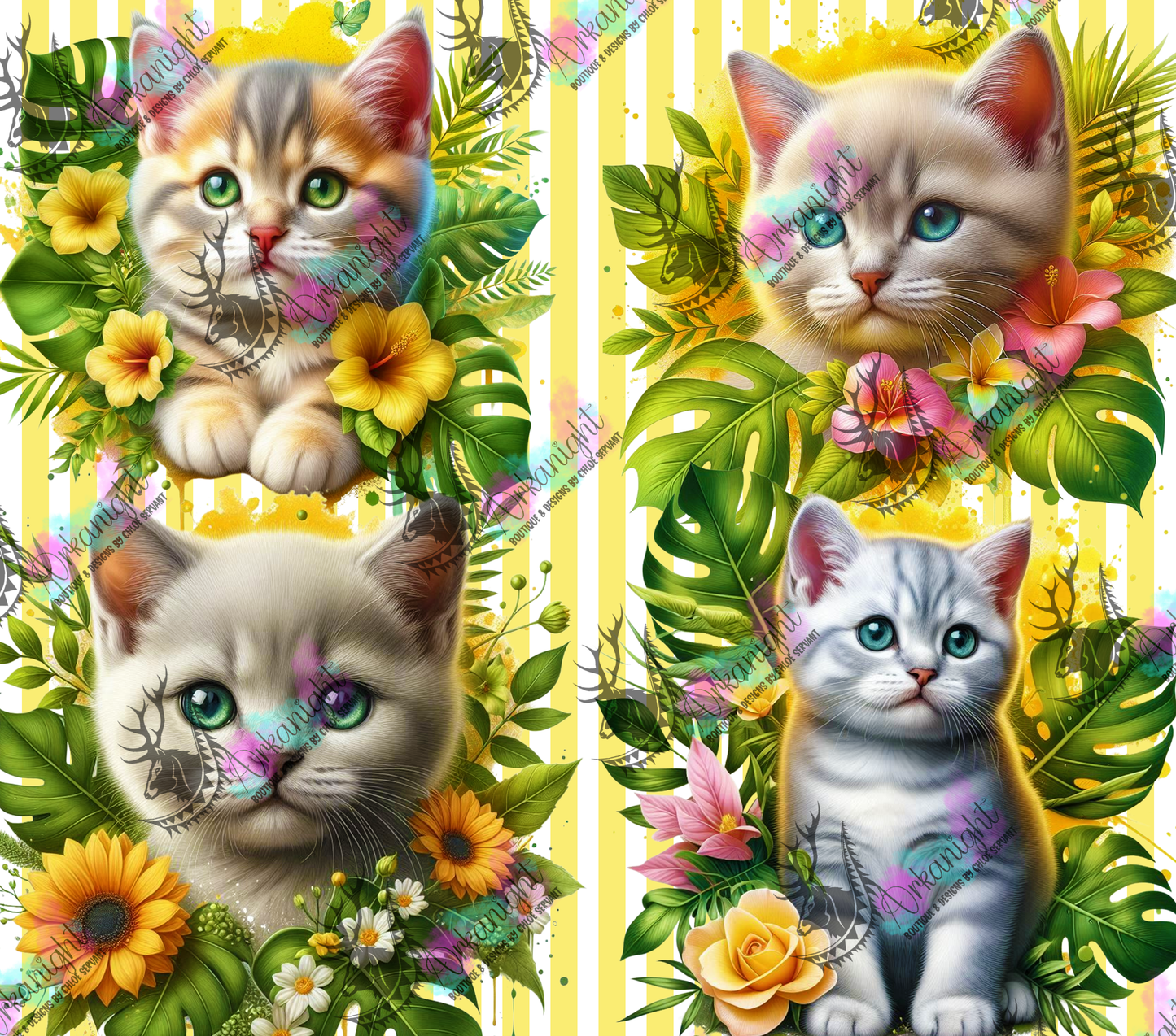 Numérique - Collection Monstera & Chaton 2025 - Mix - 04