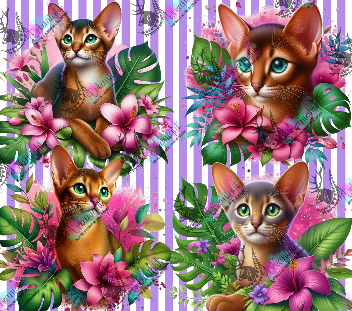 Numérique - Collection Monstera & Chaton 2025 - Abyssin