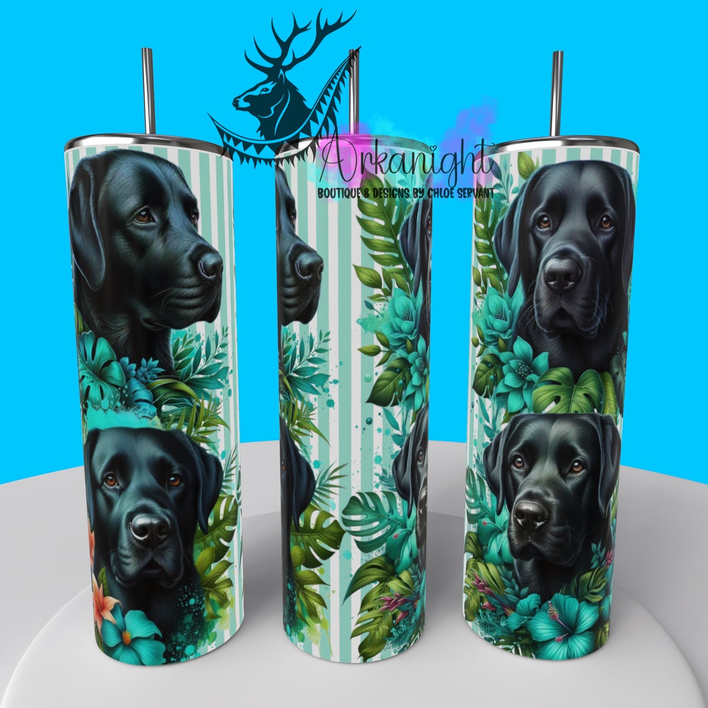 Gourde sur commande - Collection Monstera & Chien 2025 - Labrador