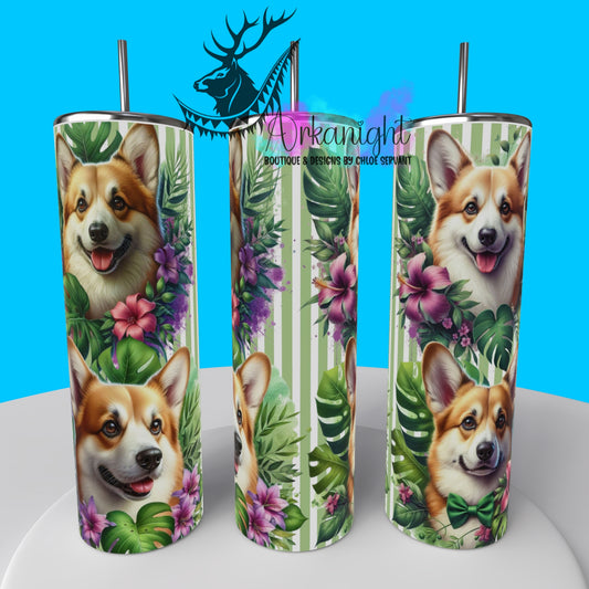 Gourde sur commande - Collection Monstera & Chien 2025 - Corgi