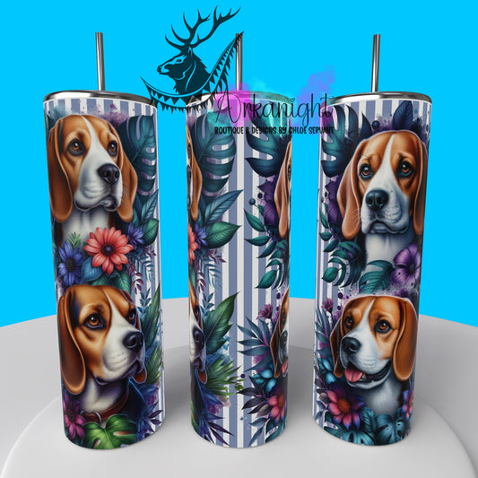 Gourde sur commande - Collection Monstera & Chien 2025 - Beagle