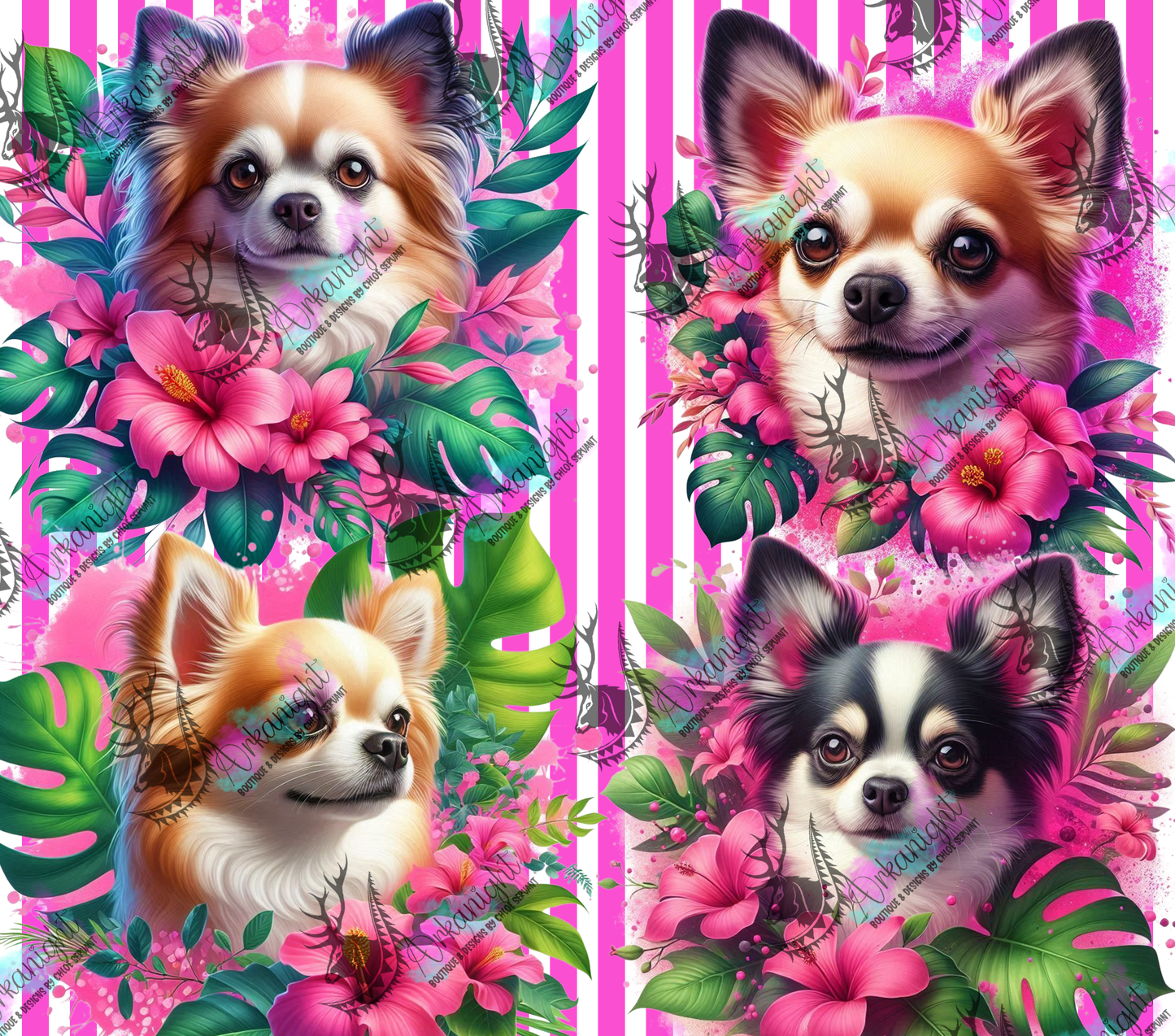 Numérique - Collection Monstera & Chien 2025 - Chihuahua