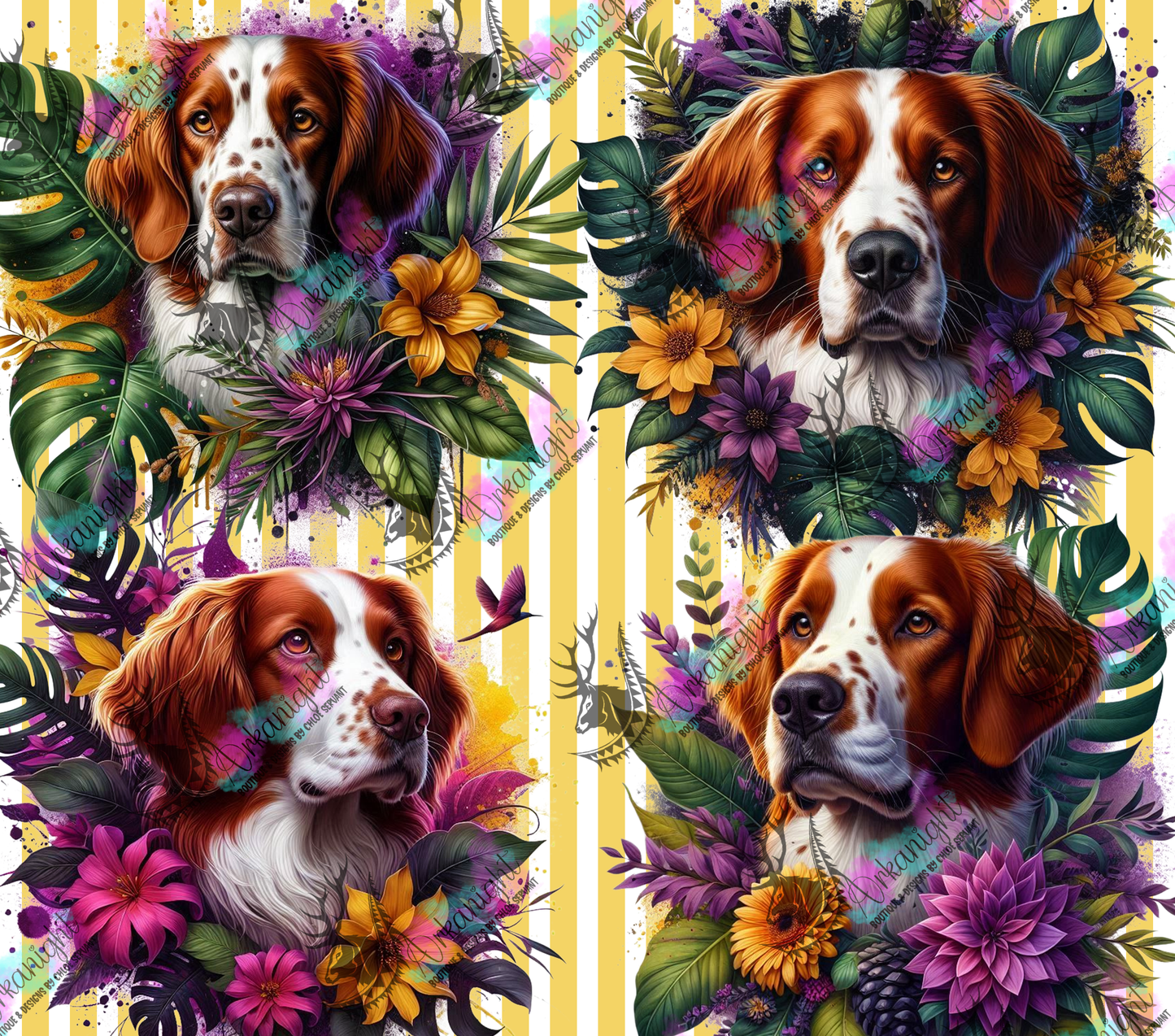 Numérique - Collection Monstera & Chien 2025 - Britany