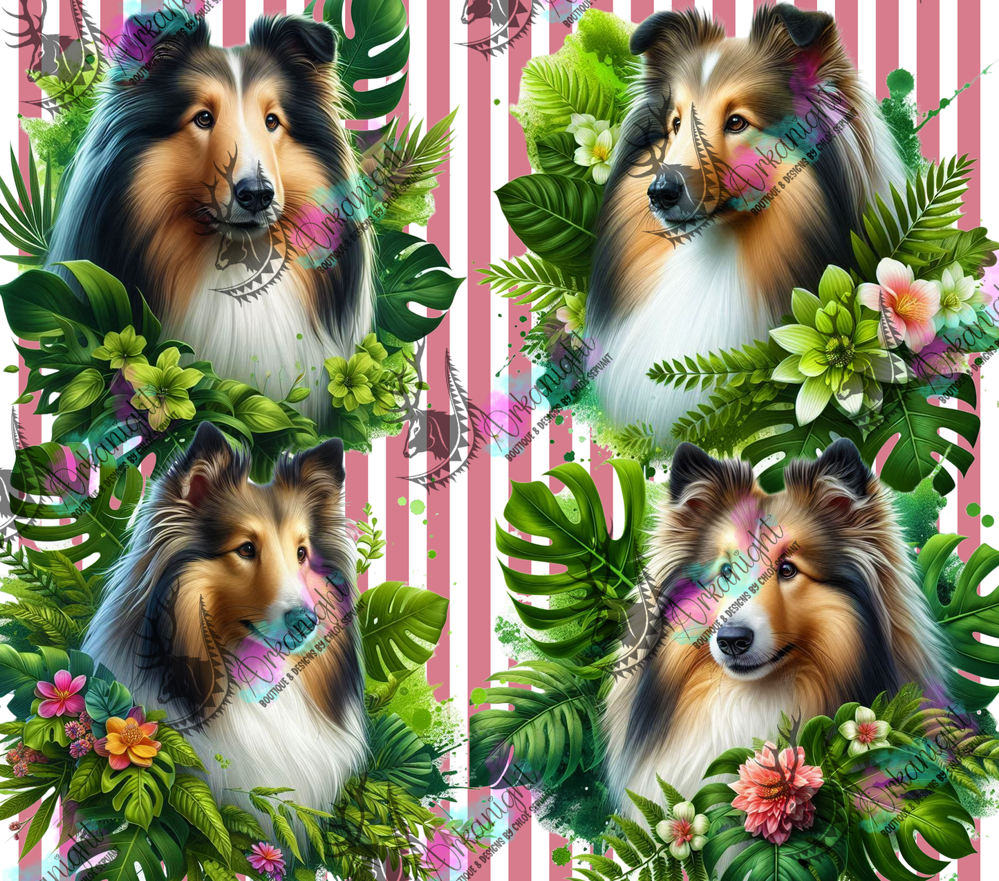 Numérique - Collection Monstera & Chien 2025 - Shetland