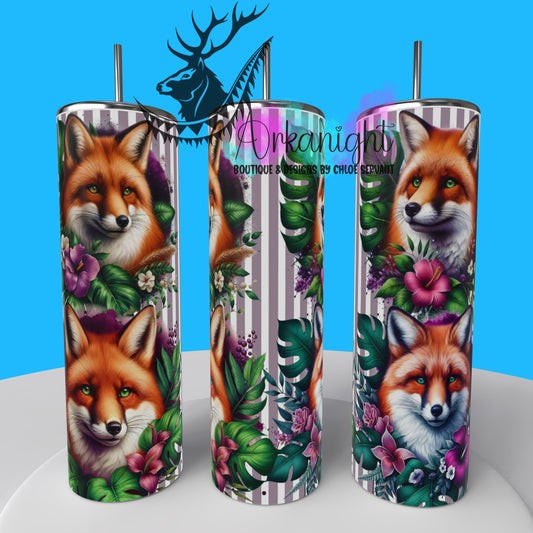 Gourde sur commande - Collection Monstera & Animals 2025 - Renard 2.0