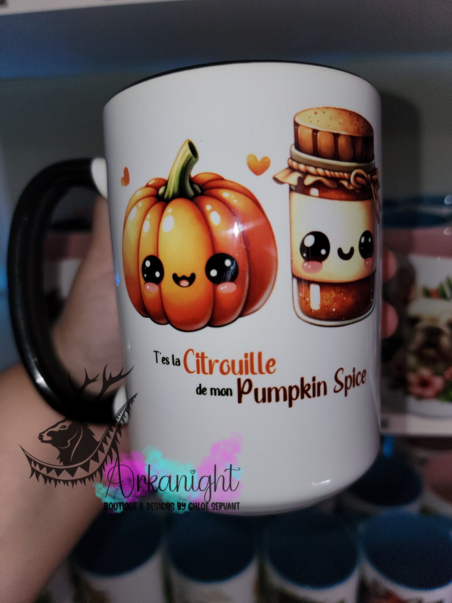 Tasse en céramique sur commande - Citrouille Pumpkin Spice