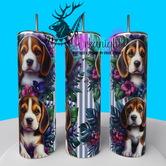Gourde sur commande - Collection Monstera & Chiot 2025 - Beagle