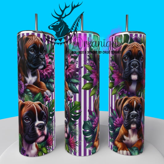 Gourde sur commande - Collection Monstera & Chiot 2025 - Boxer