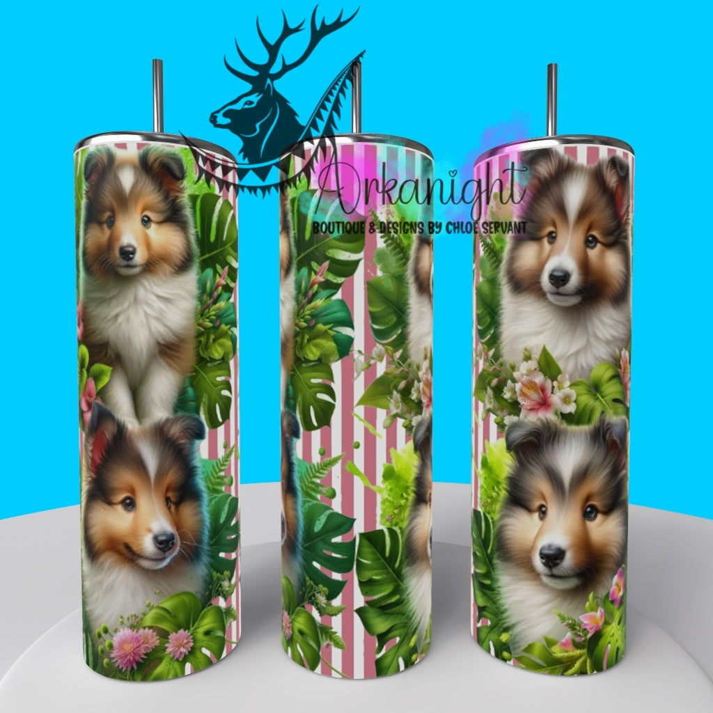 Gourde sur commande - Collection Monstera & Chiot 2025 - Shetland