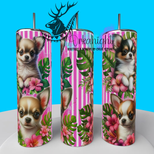 Gourde sur commande - Collection Monstera & Chiot 2025 - Chihuahua