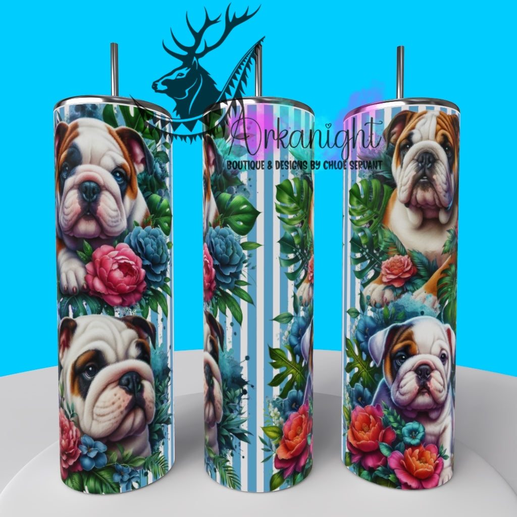 Gourde sur commande - Collection Monstera & Chiot 2025 - English Bulldog