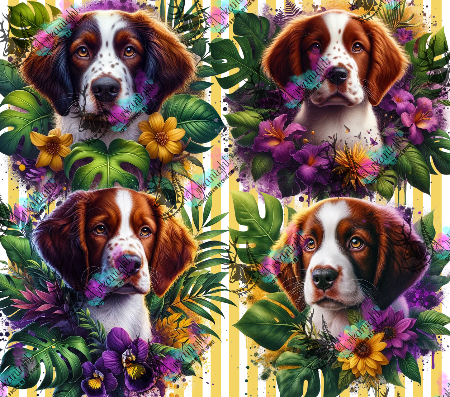 Numérique - Collection Monstera & Chiot 2025 - Britany