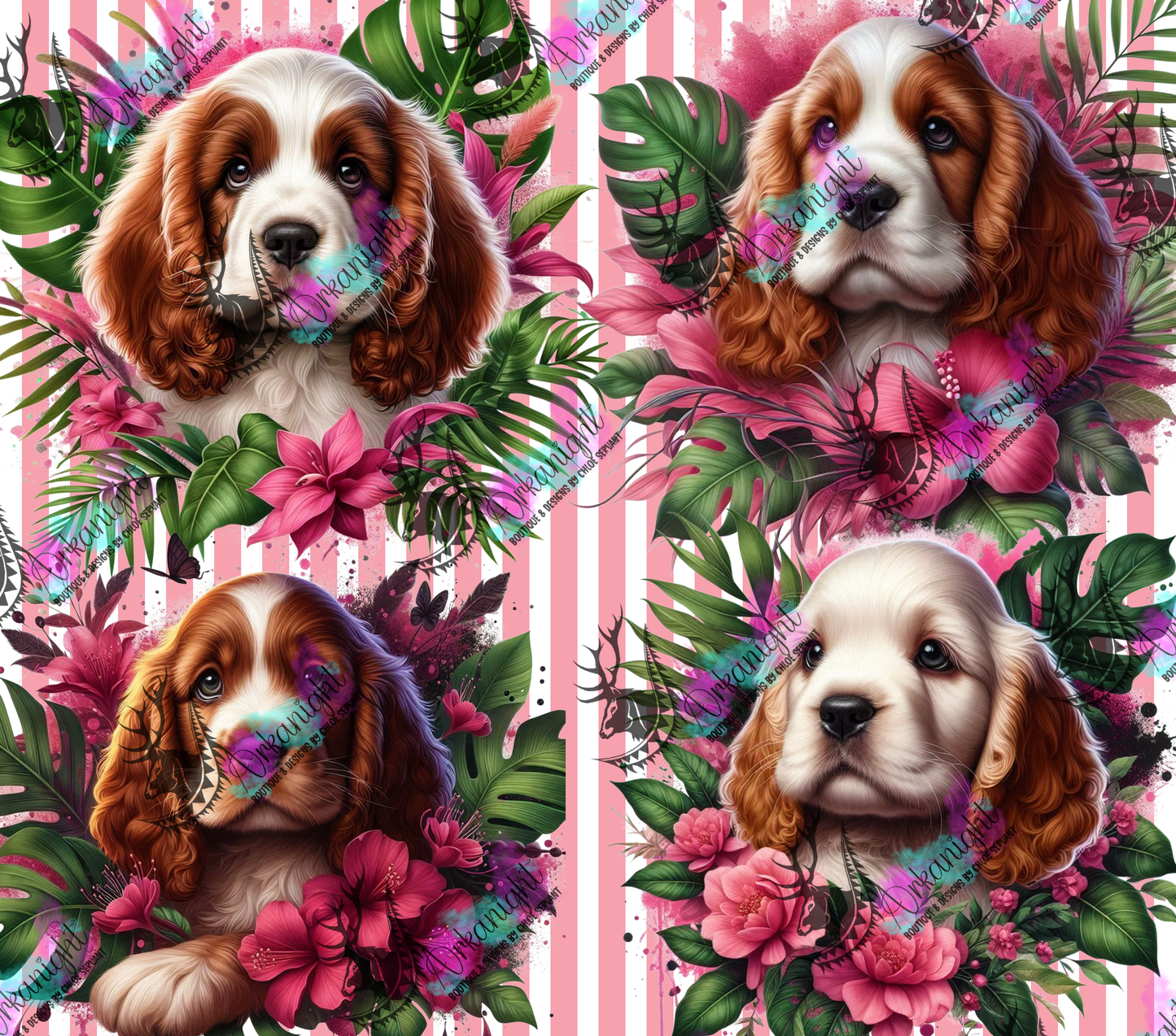 Numérique - Collection Monstera & Chiot 2025 - English Cocker