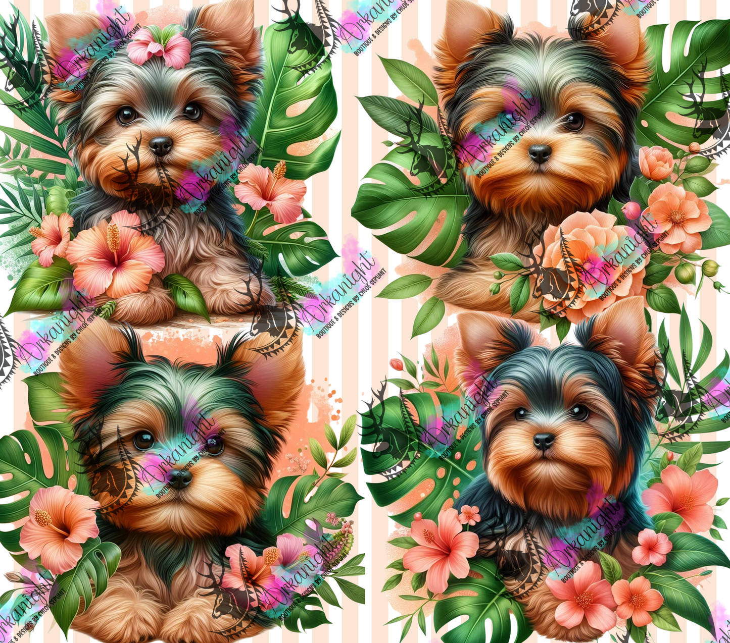 Numérique - Collection Monstera & Chiot 2025 - Yorkshire