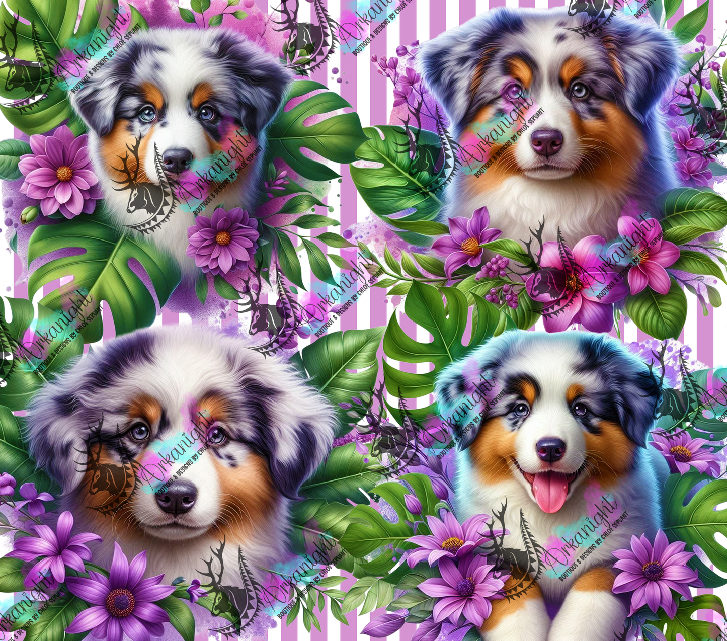 Numérique - Collection Monstera & Chiot 2025 - Berger Australien