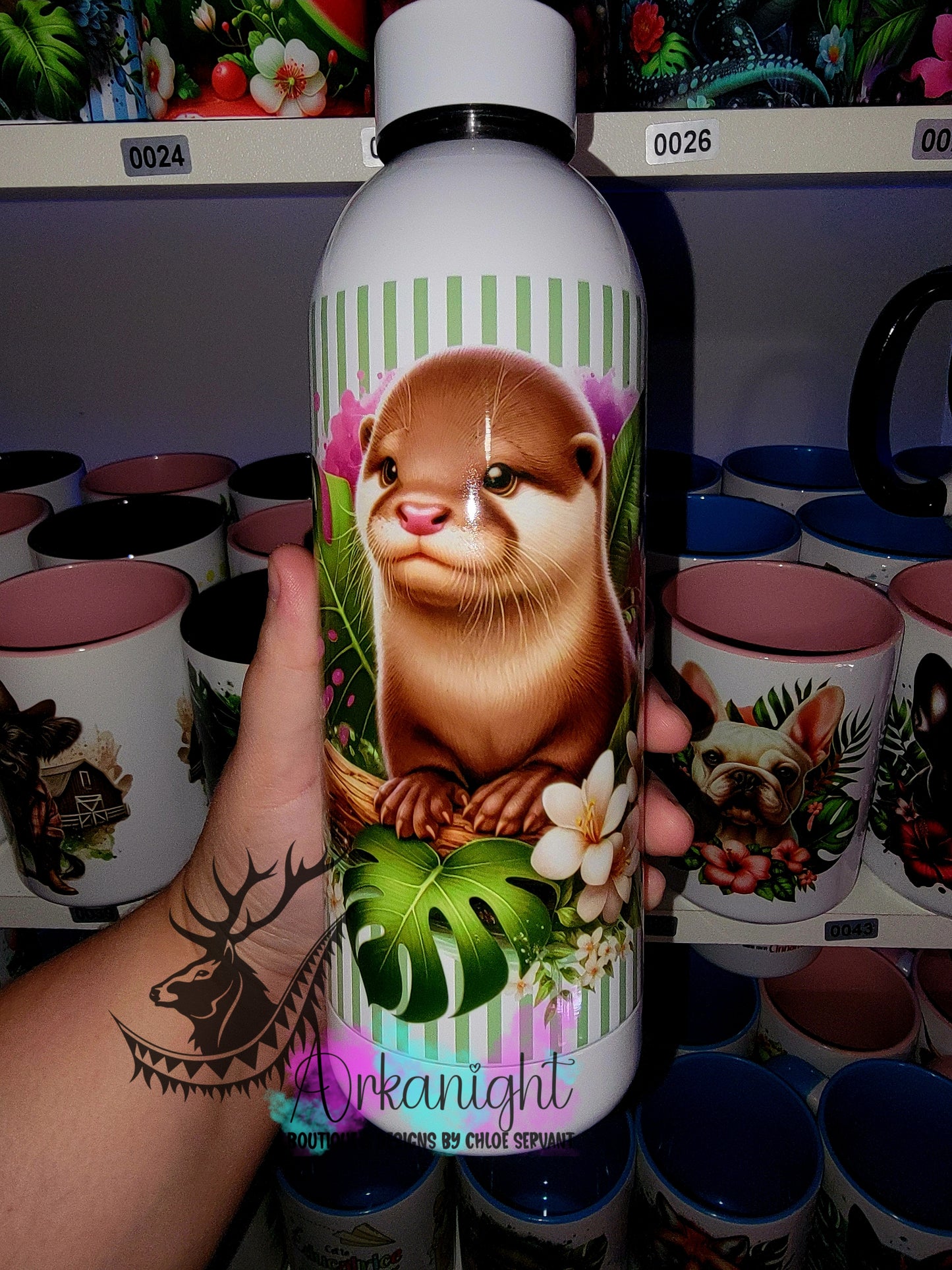 Bouteille d'eau 17 OZ Sur Commande - Isotherme - Loutre