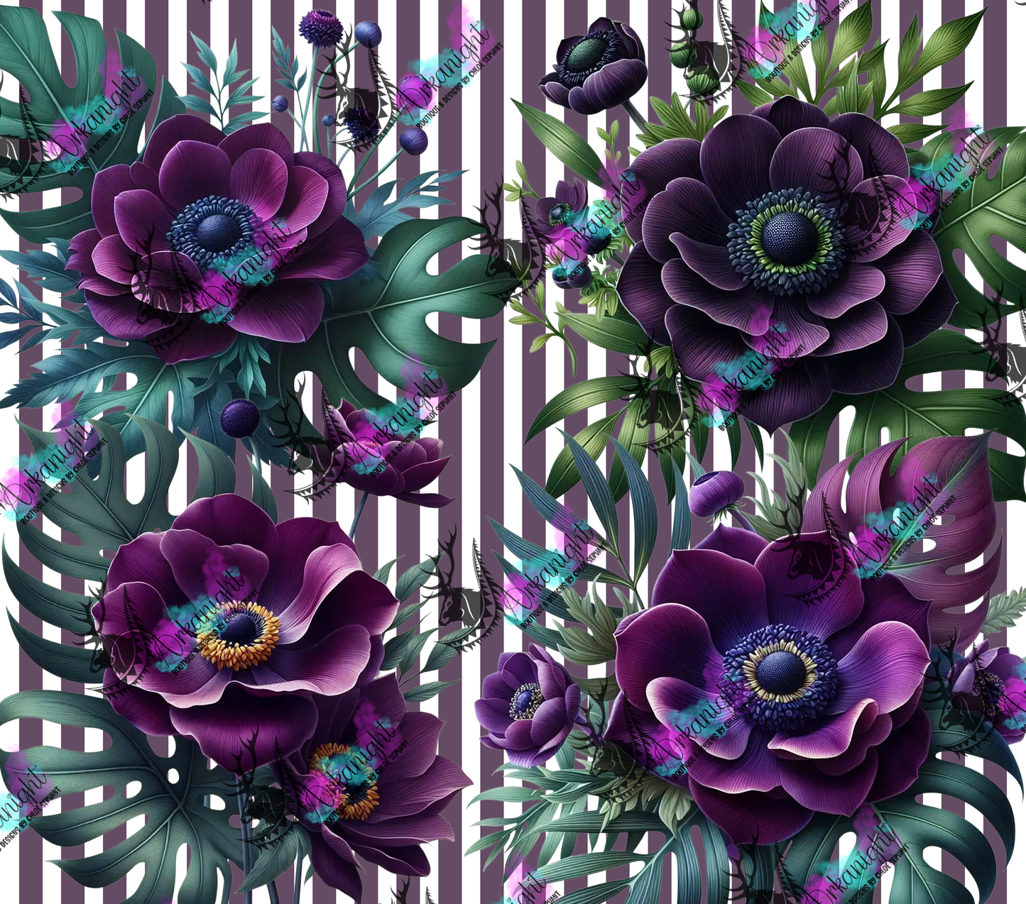 Numérique - Collection Monstera & Fleurs - 01