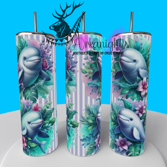 Gourde sur commande - Collection Monstera & Animals- Beluga