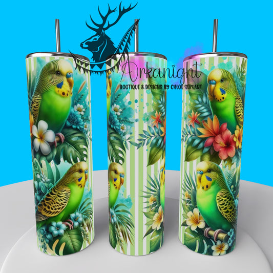 Numérique - Collection Monstera & Animals - Peruche Verte