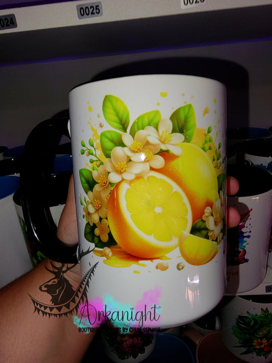 Tasse en céramique sur commande - Citron
